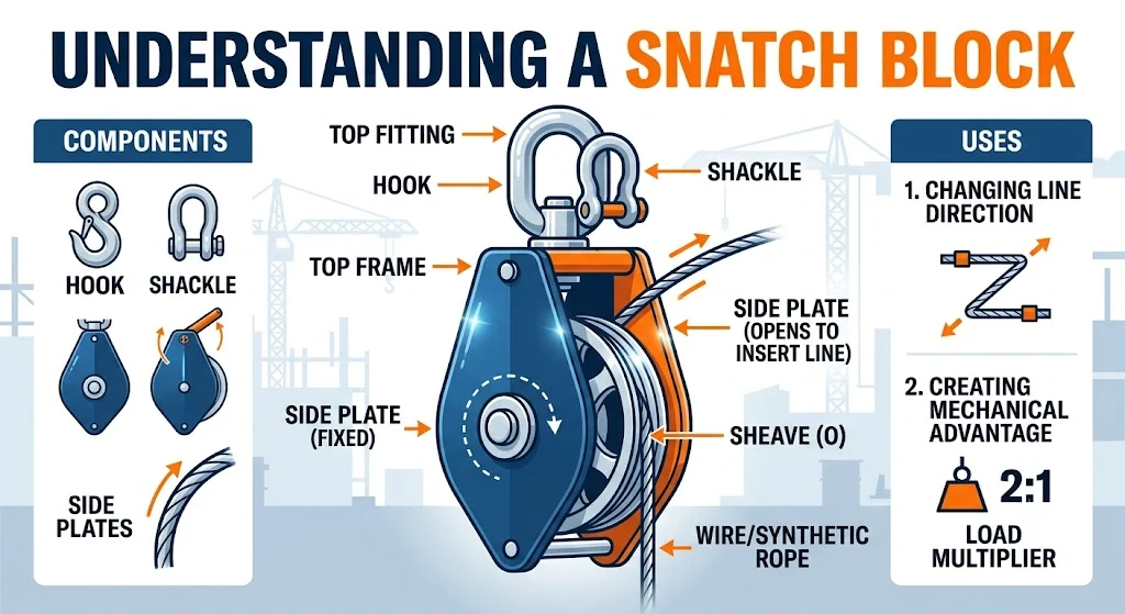 Snatch block Graphic